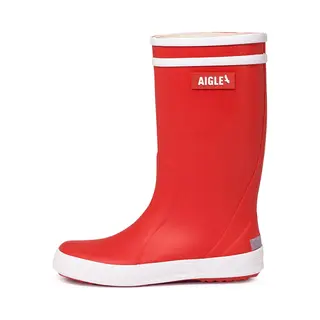 Aigle Unisex Kid's Lolly Pop 2 Rain Boot, Rot/weiß, 2.5 Uk