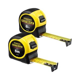 Stanley - Fatmax® Bladearmor® Bandmaß 8 M Und 5 M (32 Mm Breit) Im Doppelpack