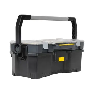 Stanley STST1-70317 Kleinteil/Werkzeugkasten Kunststoff Schwarz, Grau, Gelb