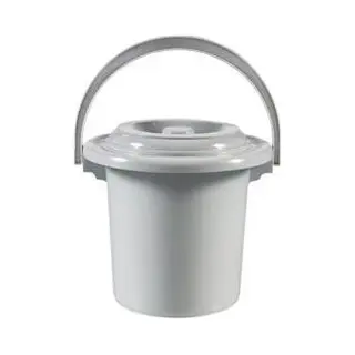 Curver Toiletemmer 5L Lichtgrijs, Vuilnisbak, Grijs
