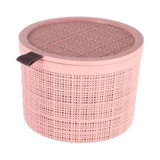 Curver Opbergmand Jute-Look Rond 2L Roze