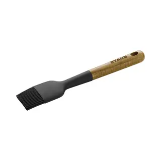Staub 40503-109-0 bakkwast Silicone Zwart, Hout