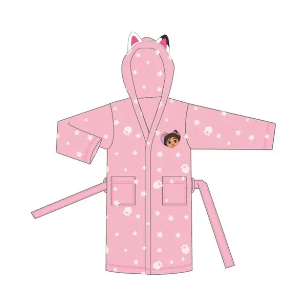 Gabby's Poppenhuis Badjas Pink - 6/8 Jaar - 100% Polyester thumbnail
