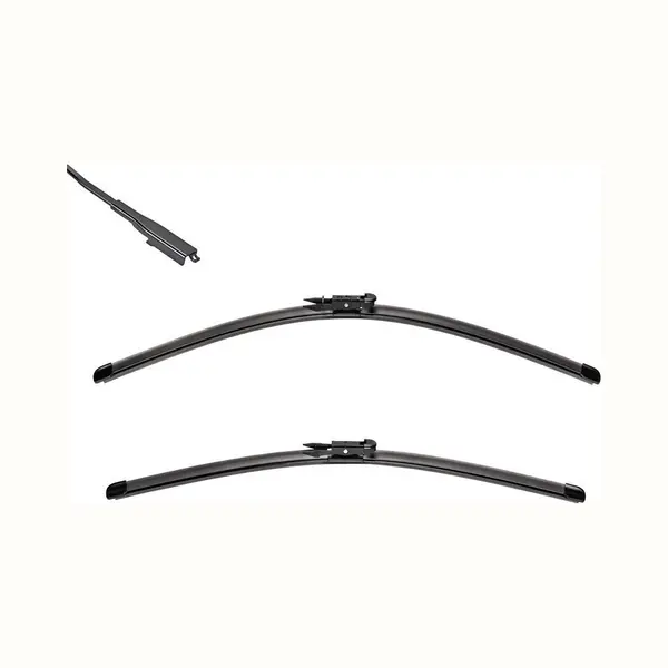 Valeo Silencio Wiper - VF407 - Kit Of High Performance, Superior Road Visibility, Easy Installation Original Flat Blades 650mm/600mm - Front - Set Of thumbnail