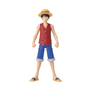 Bandai - Anime Heroes - One Piece - Anime Heroes Mega Figuur 30 Cm Luffy - Groot Figuur Met Beweegbare Luffy - Officiële Licentie One Piece -