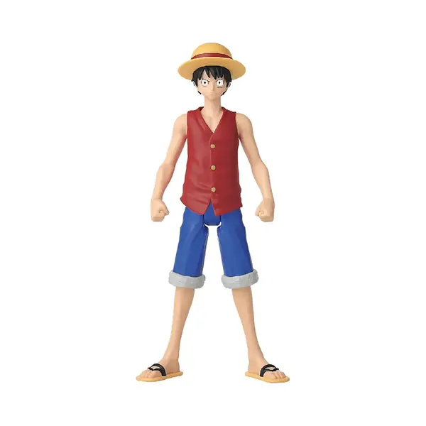 Bandai - Anime Heroes - One Piece - Anime Heroes Mega Figuur 30 Cm Luffy - Groot Figuur Met Beweegbare Luffy - Officiële Licentie One Piece - thumbnail