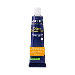 Saphir Schoensmeer Herstellende Crème Tube Gouden Knop 25 Ml