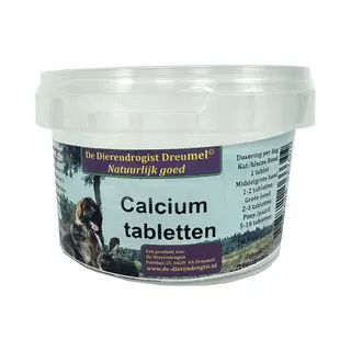 Dierendrogist Calcium Tabletten - 100 Stuks