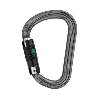 Petzl M36A Bl Karabinerhaken zum Klettern Verschlusskarabiner D-förmig Aluminium Grau 1 Stück(e)
