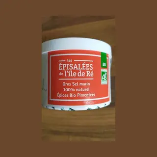 Les sauniers de Ile de Ré Grof Zout Met Espelette Peper 150g - Les Sauniers De L'Ile De Ré