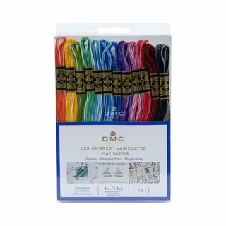 Dmc Mouline Splijtzijde Assortiment 12 X 4 Meter Variegated