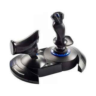 Thrustmaster T.Flight Hotas 4 Black, Blue Usb Joystick Digital Pc, PlayStation 4, PlayStation 5