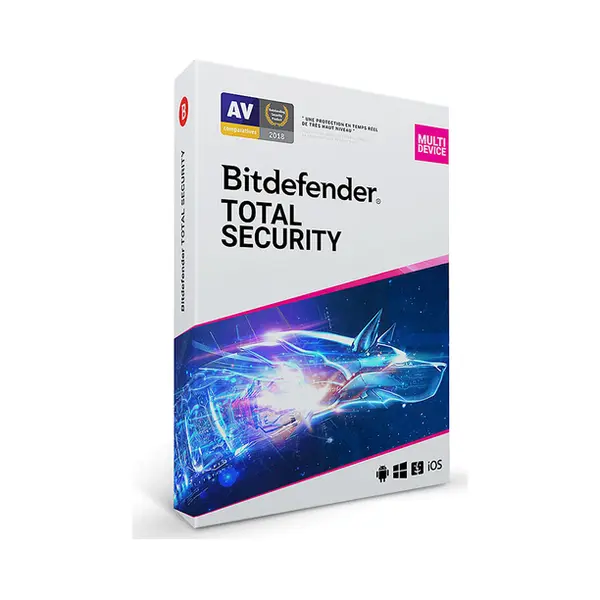 Bitdefender Total Security Antivirusbeveiliging 1 licentie(s) 2 jaar thumbnail