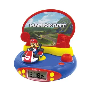 Les Tendances Mario Kart – Projektor-wecker Mit Nintendo-videospiel-sounds – Lexibook