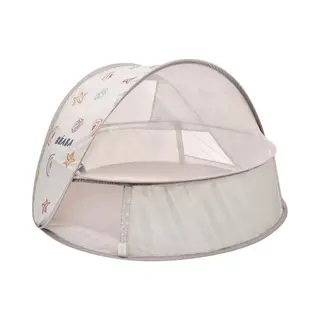 BÉAba, Strandmuschel, Anti-Uv-Babyzelt 2 In 1, 0-24 Monate, Maximaler Uv-Schutz UPF50+, Gefilterte Uv-Strahlen, 360° Belüftung, Moskitonetz,
