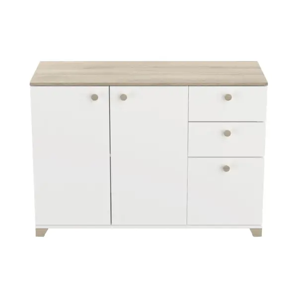 Cba - Commode - Wit - 120x42x85 Cm thumbnail