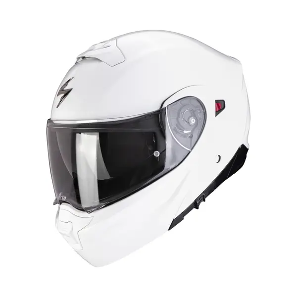 Scorpion Exo-930 Evo Solid Wit Systeemhelm - Maat Xs - Helm thumbnail