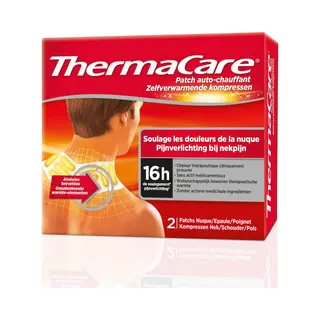 Thermacare Zelfverwarmende Kompressen - Warmtepleisters - Nek-Schouder-Pols Pijn 2 Stuks