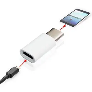 Usb-C / Type-C 3, 1 Male Naar Micro Usb Female Converter Adapter, Lengte, 3 Cm