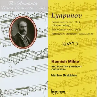 Pias Nederland Hamish Milne, Bbc Scottish Symphony Orchestra, Martyn Brabbins - Lyapunov, Romantic Piano Concerto 30 (Cd)