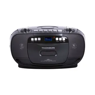 Thomson RK200DAB - Draagbare Radio Cd Speler - Dab+ - Casette - Zwart (Dab, Fm), Radio, Schwarz