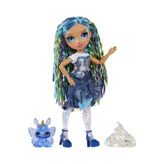 MGA Entertainment Rainbow High Rainbow Shimmers with Slime Fashion Doll - Skyler (blue)