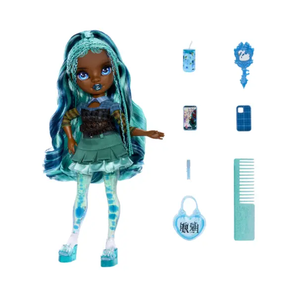 MGA Entertainment Rainbow High Sparkle & Shine-pop - Blauwgroen thumbnail