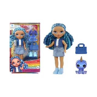 MGA Entertainment Rainbow High Littles Dolls- Sapphire (Blue)