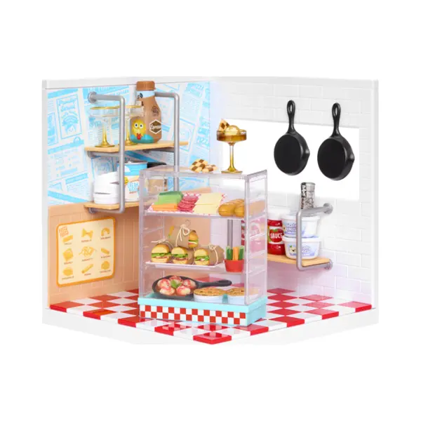 MGA Entertainment Miniverse Spaces Starter Pack- Pizza thumbnail