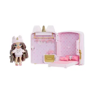 MGA Entertainment Na! Na! Na! Surprise 3-in-1-speelset met rugzak-slaapkamer en Britney Sparkles-pop met eenhoornthema
