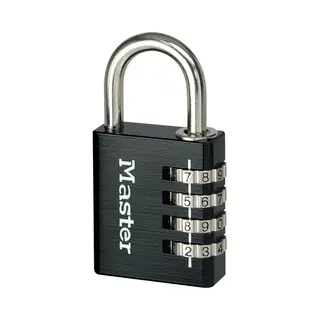 Master Lock Hangslot van 40 mm met vrije combinatiekeuze; zwart