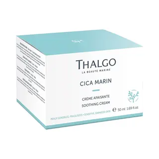 Thalgo Cica Marin Beruhigende Creme Repariert & Stärkt Empfindliche Haut, Marine Präbiotika, Vegan, Die Erste Sos-Pflegelinie Mit Marinen