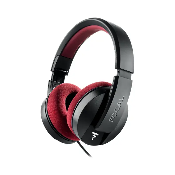Focal Listen Professional Kopfhörer Verdrahtet Kopfbügel Schwarz, Rot thumbnail
