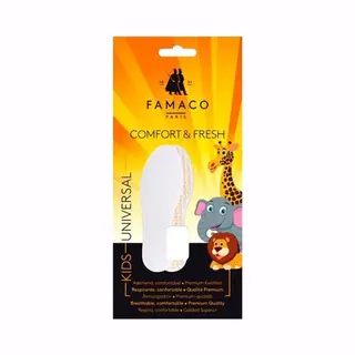 Maat 25 Badstof Zooltje Voor Kinderen. Famaco Comfort & Fresh Kids.