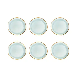 Medard de Noblat Médard De Noblat - Shadow Aqua - Dinerbord 28 Cm - 6 Delig