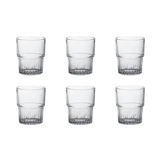 Duralex Empilable Stackable Drinking Glasses - 200ml - Pack Of 6 In Clear