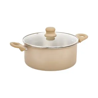 5Five Kookpan Paris - D24 Cm - Rvs - Aluminium - Beige/zilver - Pannen - Alle Warmtebronnen