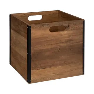 Jja Box Würfel Aus Holz Im Industriestil