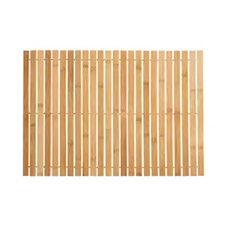 5five Simply Smart - Badematte Bambus-spaltenboden Zum Rollen 40x60cm - 5five