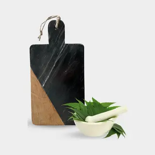 Secret De Gourmet - Schneidebrett Geom Hygge5 X 30 Cm, Marmor