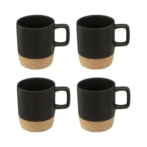 Secret De Gourmet - Keramikbecher Mit Untersetzer, 4er-set, 120 Ml thumbnail
