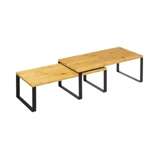 5five Simply Smart - 2 Ausziehbare Regale Nera Aus Bambus - 5five