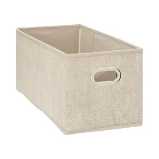 5Five, Opbergdoos, OPBERGDOOS15X31 Beige Linnen (15 cm)
