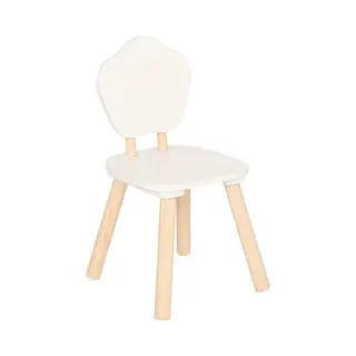 Atmosphera Kids Kinderstoel Bloem - 23x23x47cm - Wit