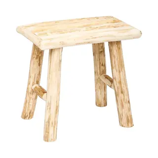 Atmosphera Createur D'interieur Atmosphera - Hocker Woody - Kastanienbraun