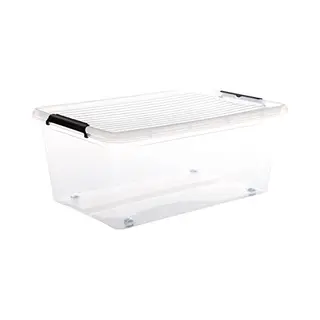 5 five simply smart 5five - Transparente Plastikbox 40l "clip N Box"