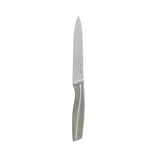 5Five Precision - Fruit En Groente Mes/Snijmes - 1x Stuks - Rvs - Zilver - 24 Cm - Keuken Messen - Luxe Kwaliteit