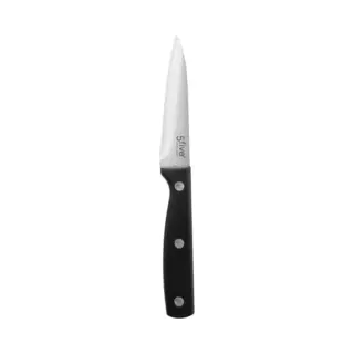 Secret De Gourmet Essential - Fruitmes - 1x Stuks - Rvs - Zwart - 18 Cm - Keuken Messen