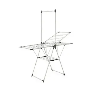 5five Five Wasrek/droogrek - Metaal - 158 X 69 X 180 Cm - Staand/inklapbaar - Met Overhemdenrek