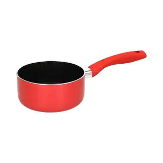 5Five - Steelpan/sauspan - Inductie - Aluminium - Rood/zwart - D16 Cm